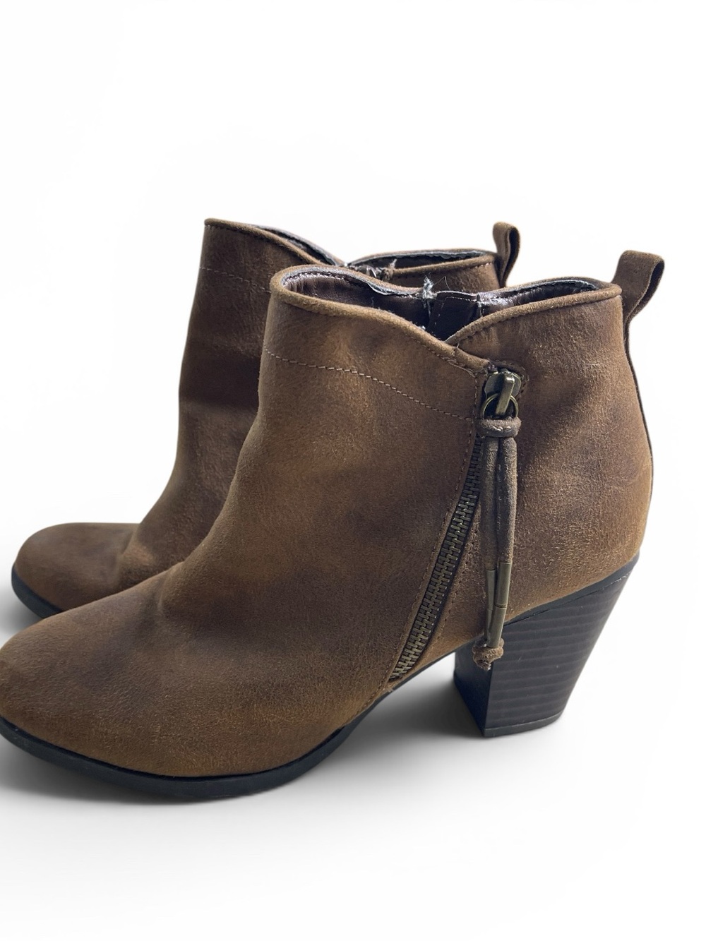 Report Marcel Brown Ankle Bootie Size 8
